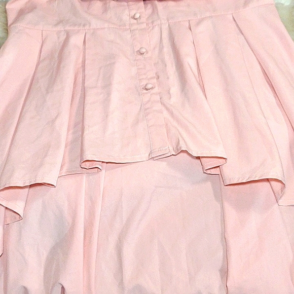 FashionNova 🩷Pink high low blouse - Picture 8 of 10